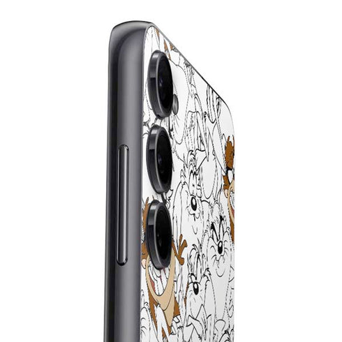Looney Tunes Tasmanian Devil Super Sized Pattern Galaxy A14 5G Skin