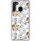 Looney Tunes Tasmanian Devil Super Sized Pattern Galaxy A21 Clear Case