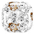 Looney Tunes Tasmanian Devil Super Sized Pattern Galaxy Buds Pro Skin