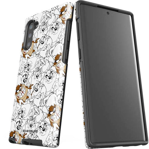 Looney Tunes Tasmanian Devil Super Sized Pattern Galaxy Note 10 Pro Case