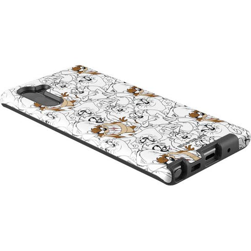Looney Tunes Tasmanian Devil Super Sized Pattern Galaxy Note 10 Pro Case