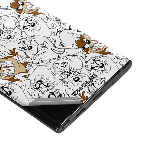 Looney Tunes Tasmanian Devil Super Sized Pattern Galaxy Note 10 Skin
