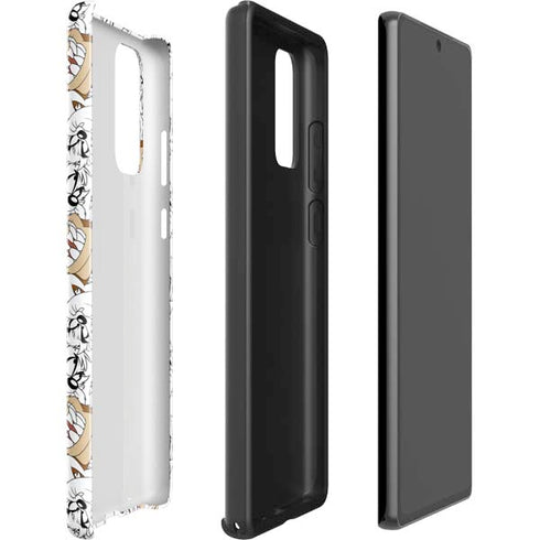 Looney Tunes Tasmanian Devil Super Sized Pattern Galaxy Note20 5G Pro Case