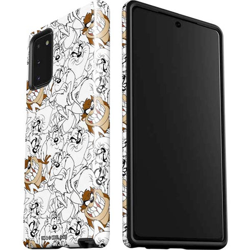 Looney Tunes Tasmanian Devil Super Sized Pattern Galaxy Note20 5G Pro Case