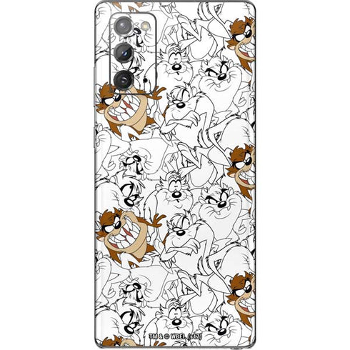 Looney Tunes Tasmanian Devil Super Sized Pattern Galaxy Note20 5G Skin
