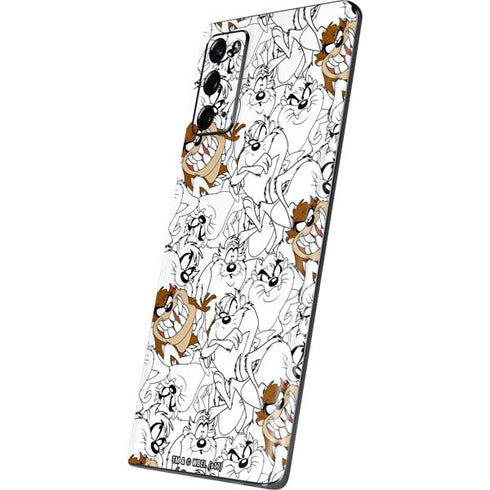 Looney Tunes Tasmanian Devil Super Sized Pattern Galaxy Note20 5G Skin