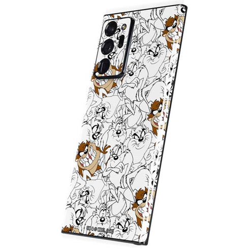 Looney Tunes Tasmanian Devil Super Sized Pattern Galaxy Note20 Ultra 5G Skin