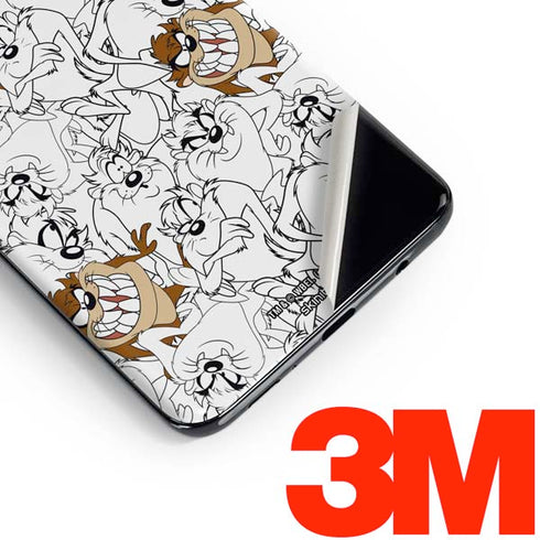 Looney Tunes Tasmanian Devil Super Sized Pattern Galaxy S10 Plus Skin