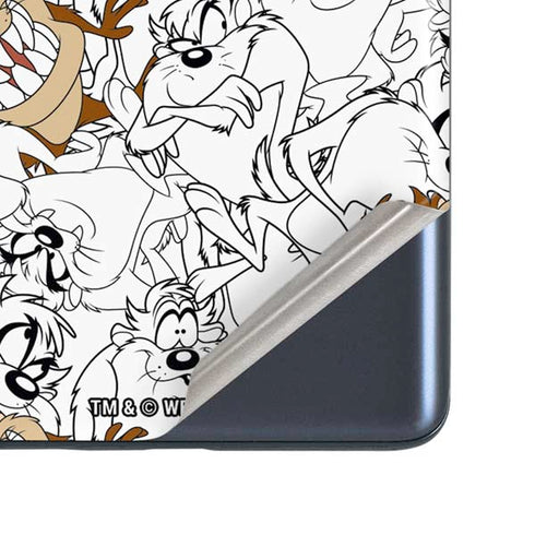 Looney Tunes Tasmanian Devil Super Sized Pattern Galaxy S20 Fan Edition Skin