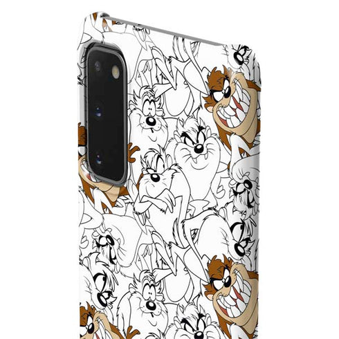 Looney Tunes Tasmanian Devil Super Sized Pattern Galaxy S20 Lite Case