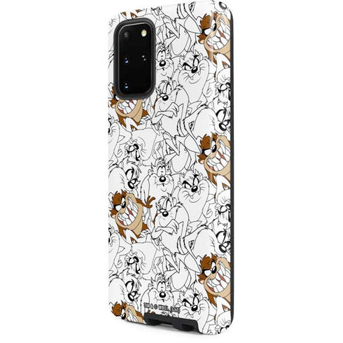 Looney Tunes Tasmanian Devil Super Sized Pattern Galaxy S20 Plus Pro Case