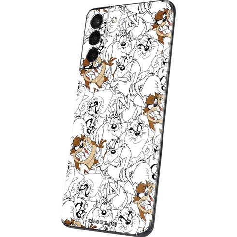 Looney Tunes Tasmanian Devil Super Sized Pattern Galaxy S21 5G Skin