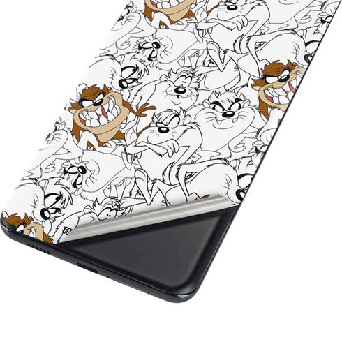 Looney Tunes Tasmanian Devil Super Sized Pattern Galaxy S21 5G Skin