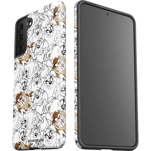 Looney Tunes Tasmanian Devil Super Sized Pattern Galaxy S21 Plus 5G Pro Case