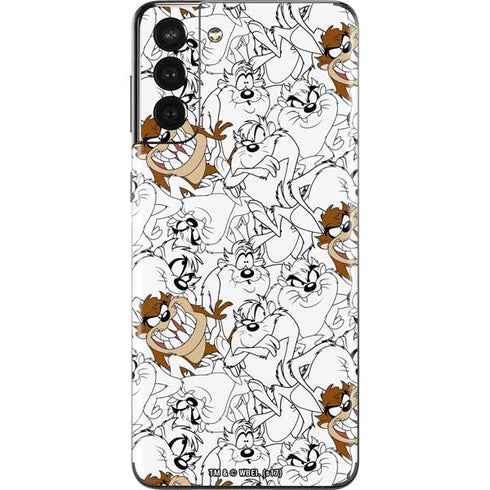 Looney Tunes Tasmanian Devil Super Sized Pattern Galaxy S21 Plus 5G Skin