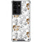 Looney Tunes Tasmanian Devil Super Sized Pattern Galaxy S21 Ultra 5G Clear Case