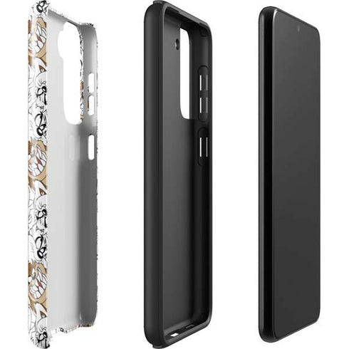 Looney Tunes Tasmanian Devil Super Sized Pattern Galaxy S22 Plus Pro Case