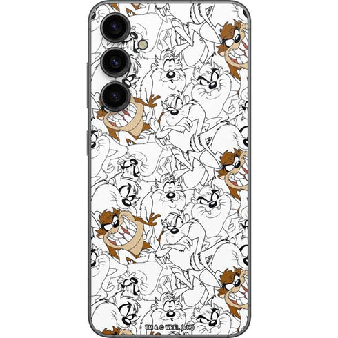Looney Tunes Tasmanian Devil Super Sized Pattern Galaxy S23 FE Skin