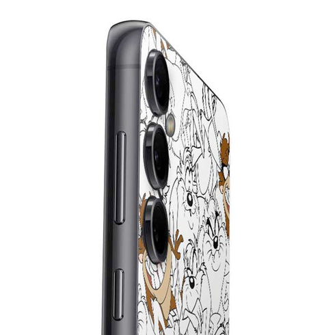 Looney Tunes Tasmanian Devil Super Sized Pattern Galaxy S23 FE Skin