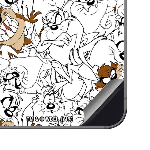 Looney Tunes Tasmanian Devil Super Sized Pattern Galaxy S23 FE Skin