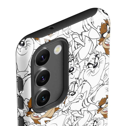 Looney Tunes Tasmanian Devil Super Sized Pattern Galaxy S23 Plus Pro Case