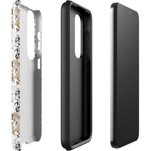 Looney Tunes Tasmanian Devil Super Sized Pattern Galaxy S23 Plus Pro Case