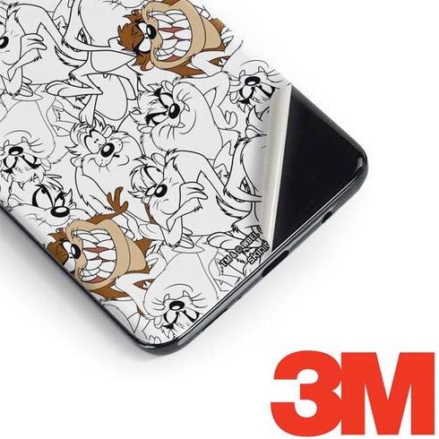 Looney Tunes Tasmanian Devil Super Sized Pattern Galaxy S9 Plus Skin