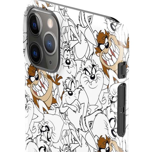 Looney Tunes Tasmanian Devil Super Sized Pattern iPhone 11 Pro Max Lite Case