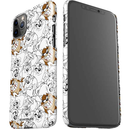 Looney Tunes Tasmanian Devil Super Sized Pattern iPhone 11 Pro Max Lite Case