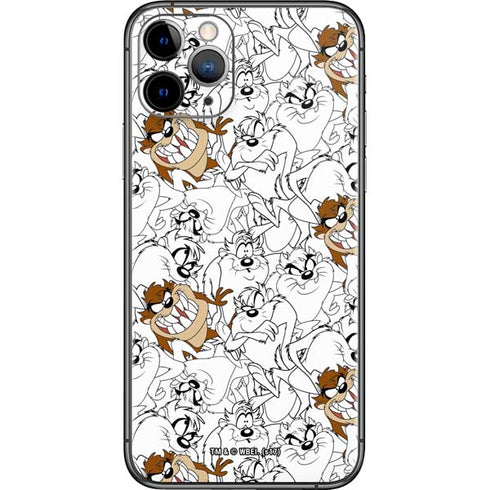 Looney Tunes Tasmanian Devil Super Sized Pattern iPhone 11 Pro Skin