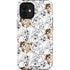 Looney Tunes Tasmanian Devil Super Sized Pattern iPhone 12 Mini Impact Case
