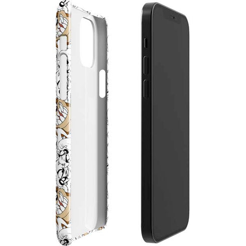 Looney Tunes Tasmanian Devil Super Sized Pattern iPhone 12 Mini Lite Case