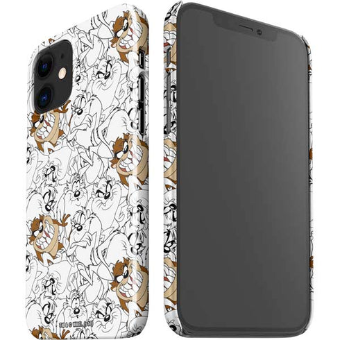 Looney Tunes Tasmanian Devil Super Sized Pattern iPhone 12 Mini Lite Case