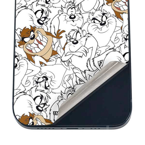 Looney Tunes Tasmanian Devil Super Sized Pattern iPhone 12 Mini Skin