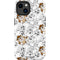 Looney Tunes Tasmanian Devil Super Sized Pattern iPhone 14 Plus Impact Case