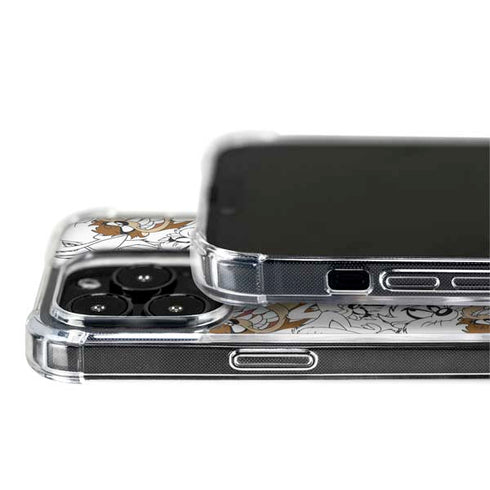 Looney Tunes Tasmanian Devil Super Sized Pattern iPhone 15 Pro MagSafe Case