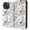 Looney Tunes Tasmanian Devil Super Sized Pattern iPhone 15 Plus Folio Case