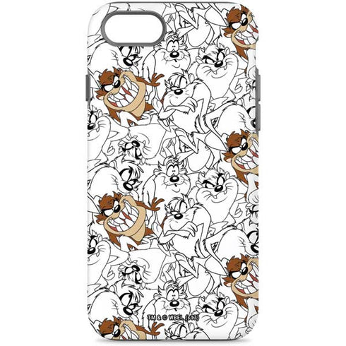 Looney Tunes Tasmanian Devil Super Sized Pattern iPhone 7 Pro Case