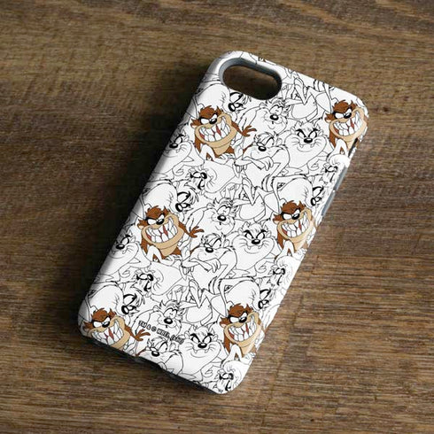 Looney Tunes Tasmanian Devil Super Sized Pattern iPhone 7 Pro Case