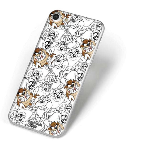 Looney Tunes Tasmanian Devil Super Sized Pattern iPhone 7 Skin