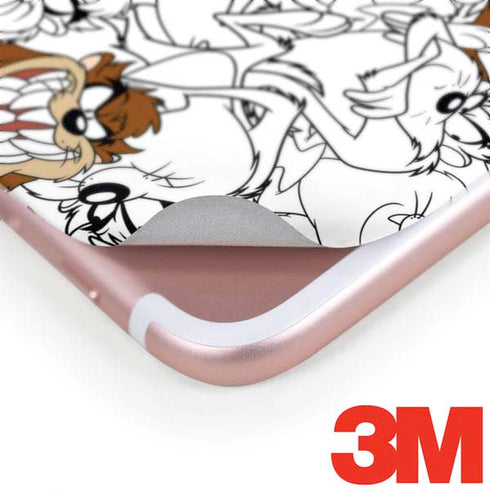 Looney Tunes Tasmanian Devil Super Sized Pattern iPhone 8 Plus Skin