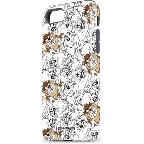 Looney Tunes Tasmanian Devil Super Sized Pattern iPhone 8 Pro Case