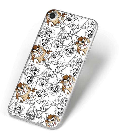 Looney Tunes Tasmanian Devil Super Sized Pattern iPhone 8 Skin