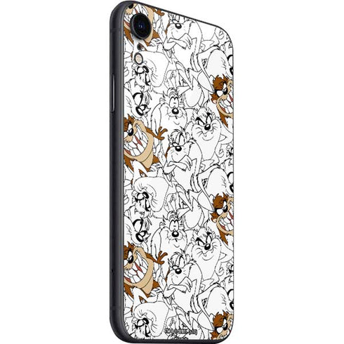 Looney Tunes Tasmanian Devil Super Sized Pattern iPhone SE (2nd & 3rd Gen) Skin