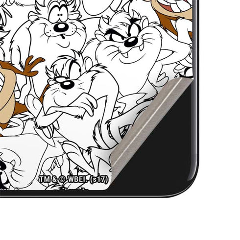 Looney Tunes Tasmanian Devil Super Sized Pattern iPhone SE (2nd & 3rd Gen) Skin
