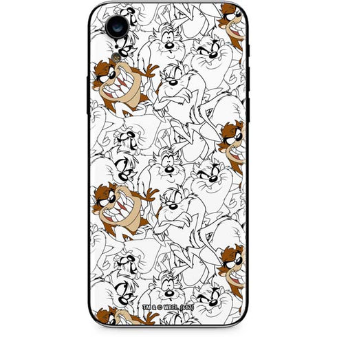 Looney Tunes Tasmanian Devil Super Sized Pattern iPhone XR Skin
