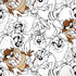 Looney Tunes Tasmanian Devil Super Sized Pattern iPhone XR Skin