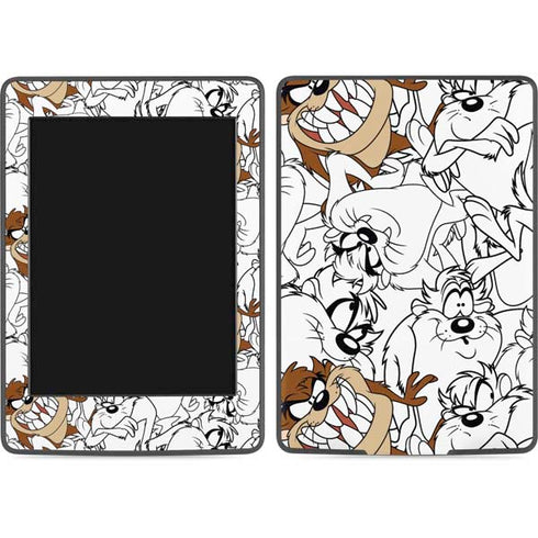 Looney Tunes Tasmanian Devil Super Sized Pattern Amazon Kindle Skin