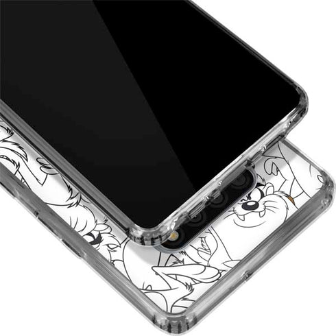 Looney Tunes Tasmanian Devil Super Sized Pattern LG Stylo 6 Clear Case