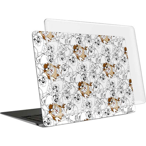 Looney Tunes Tasmanian Devil Super Sized Pattern MacBook Air 13in M1 (2021) Case plus Skin